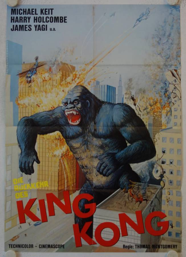King Kong vs. Godzilla original release german movie poster